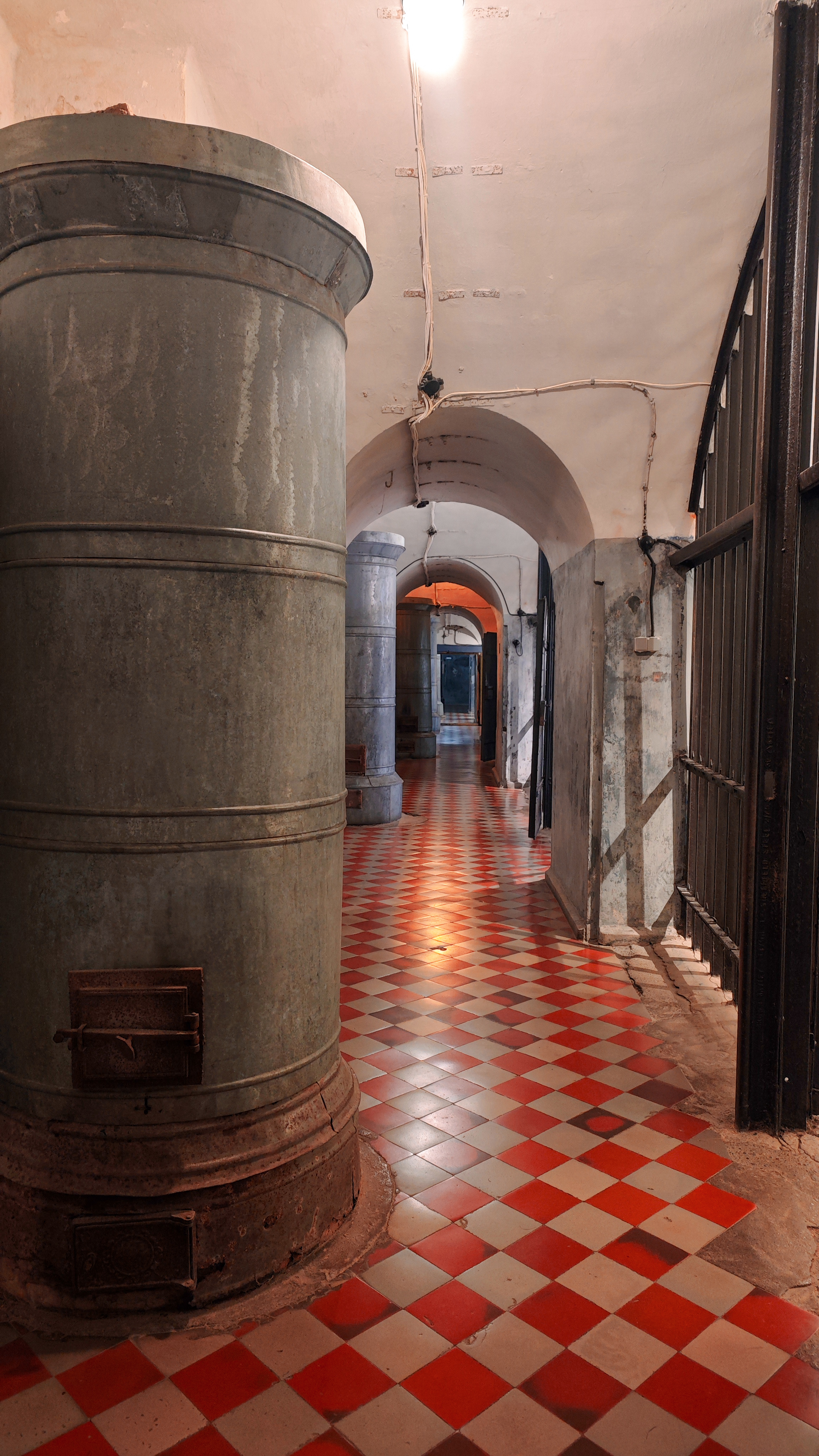 Interior del Fuerte Noveno, en Kaunas