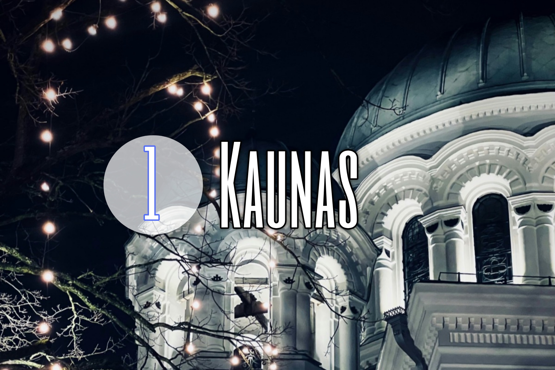Día 1. Vuelo Málaga - Kaunas.
Visita Kaunas.
