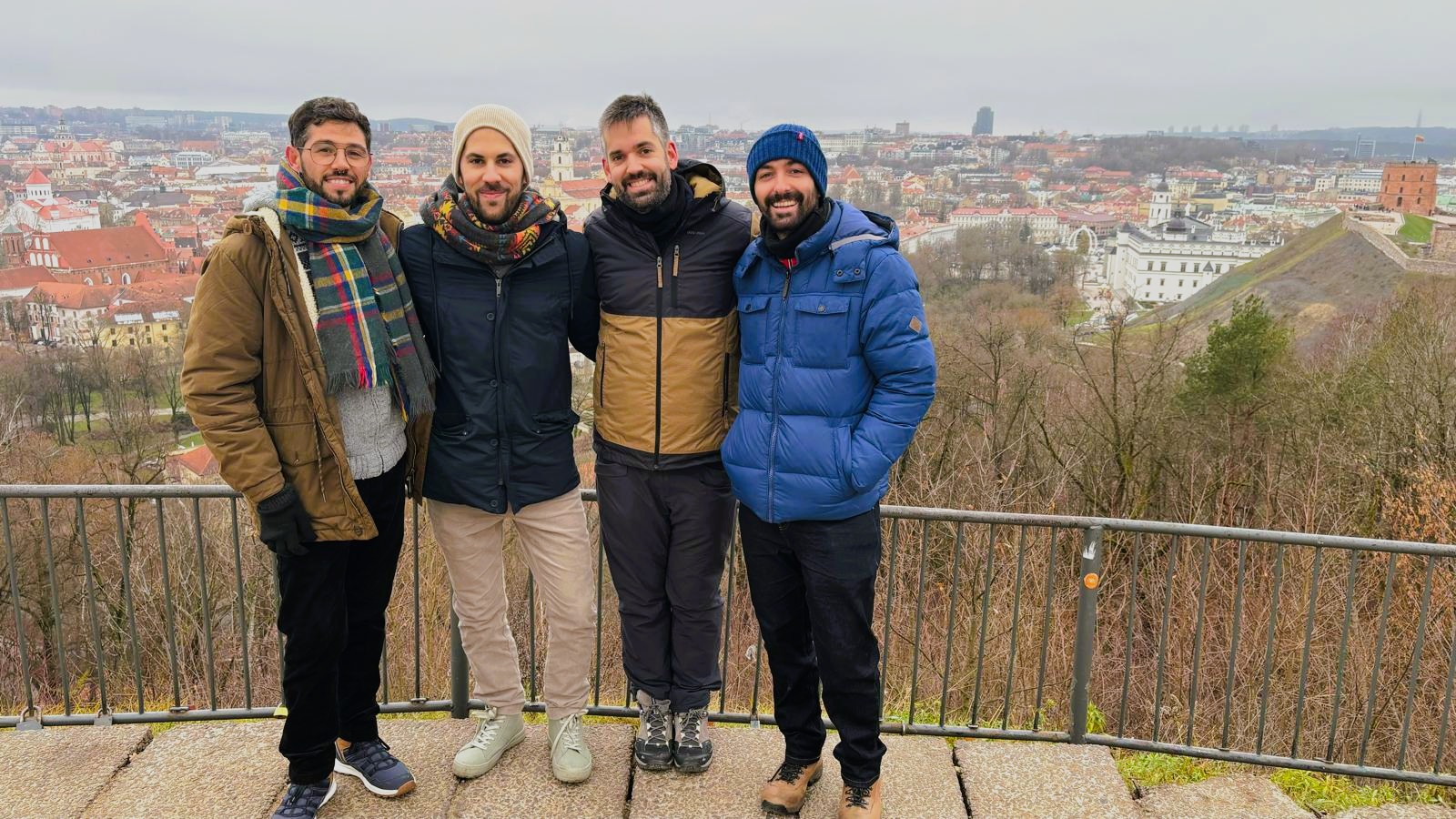Vistas panorámicas desde el Monte de las Tres Cruces, en Vilna.