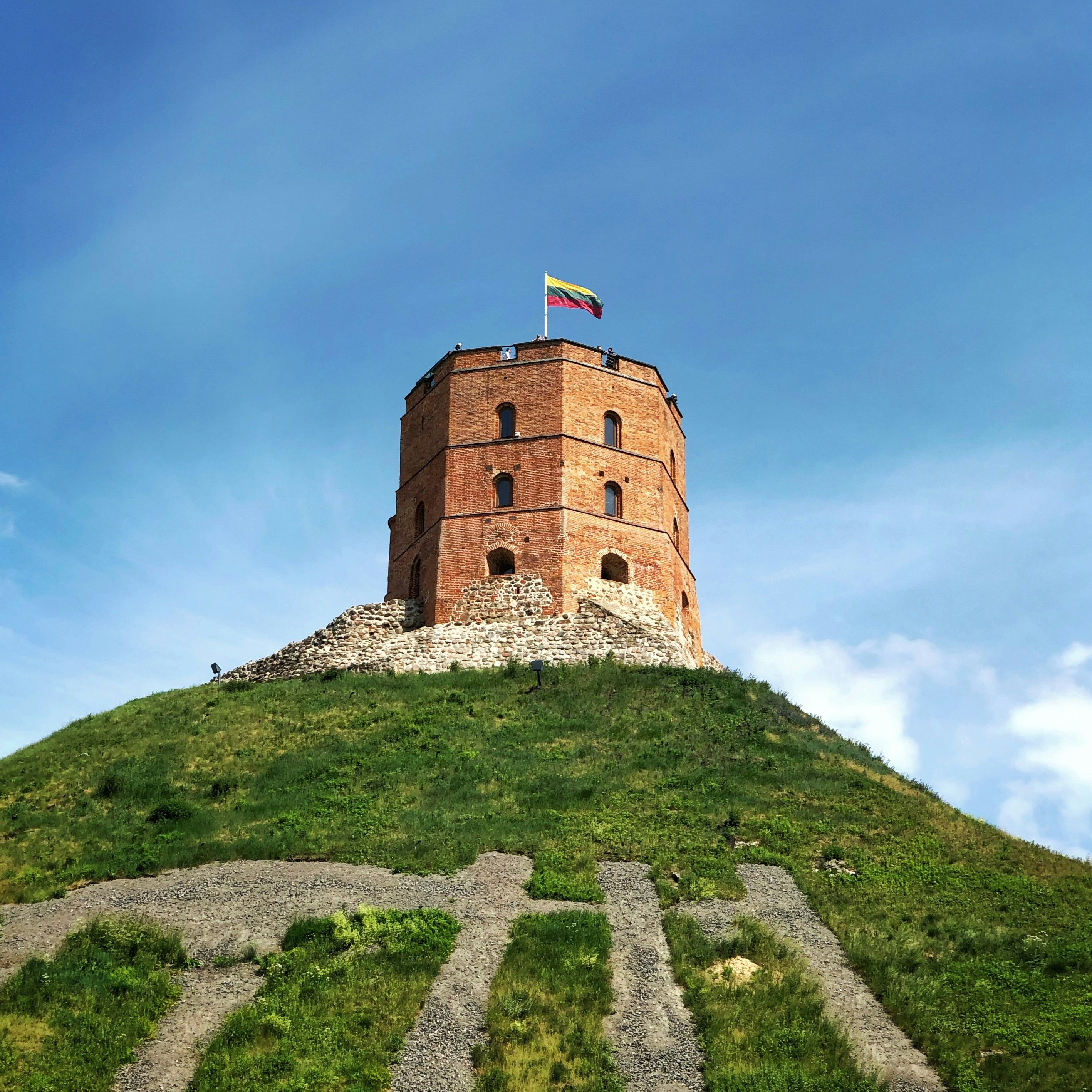 Torre de Gediminas, en Vilna.