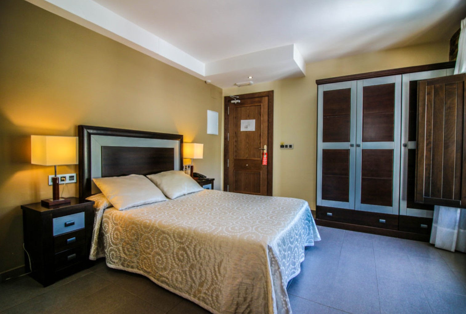 Habitación del Hotel Real de Poqueira, en Capileira