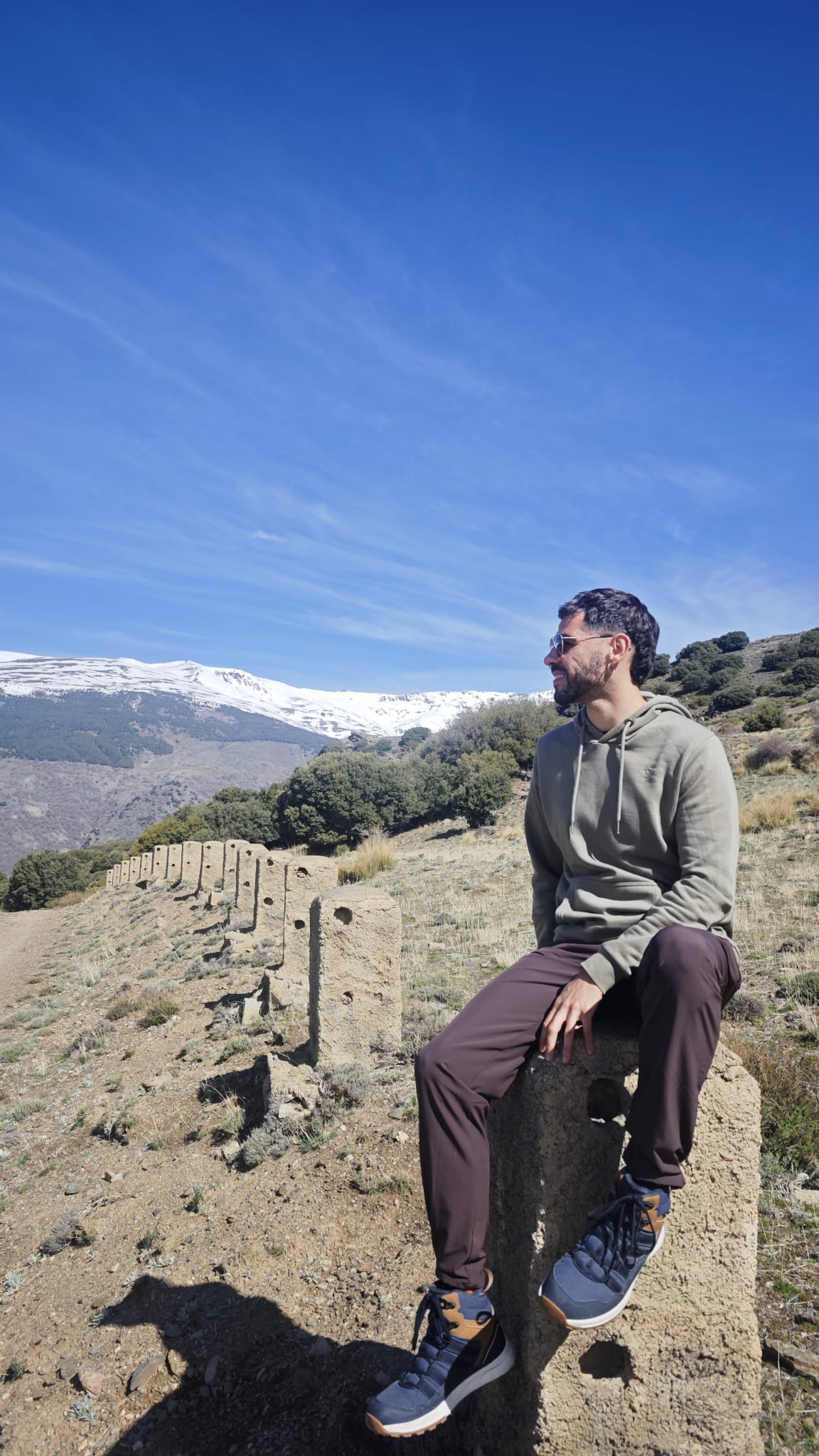 Pista forestal desde Capileira hacia Mirador Puerto Molina