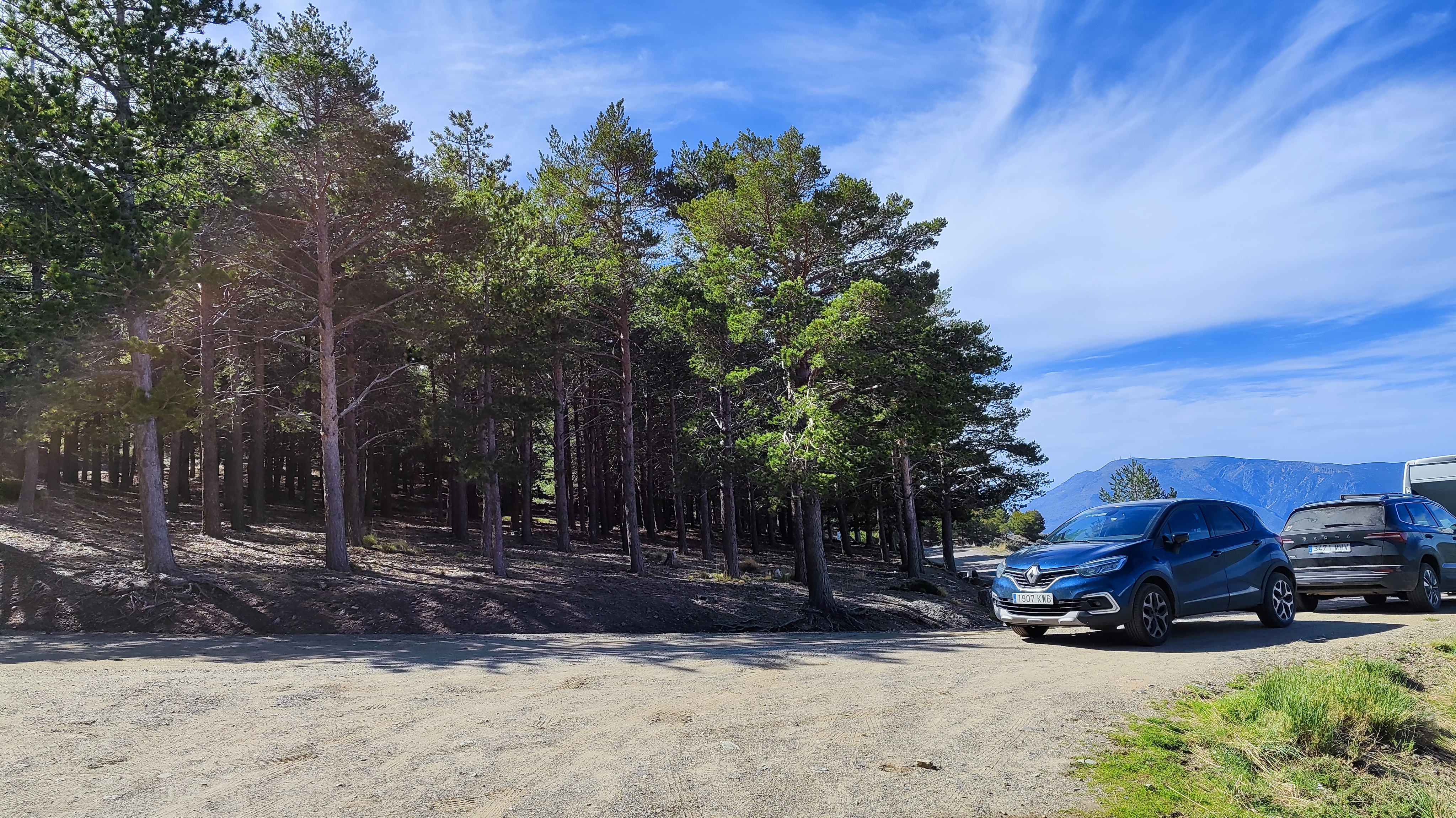 Pista forestal desde Capileira hacia Mirador Puerto Molina