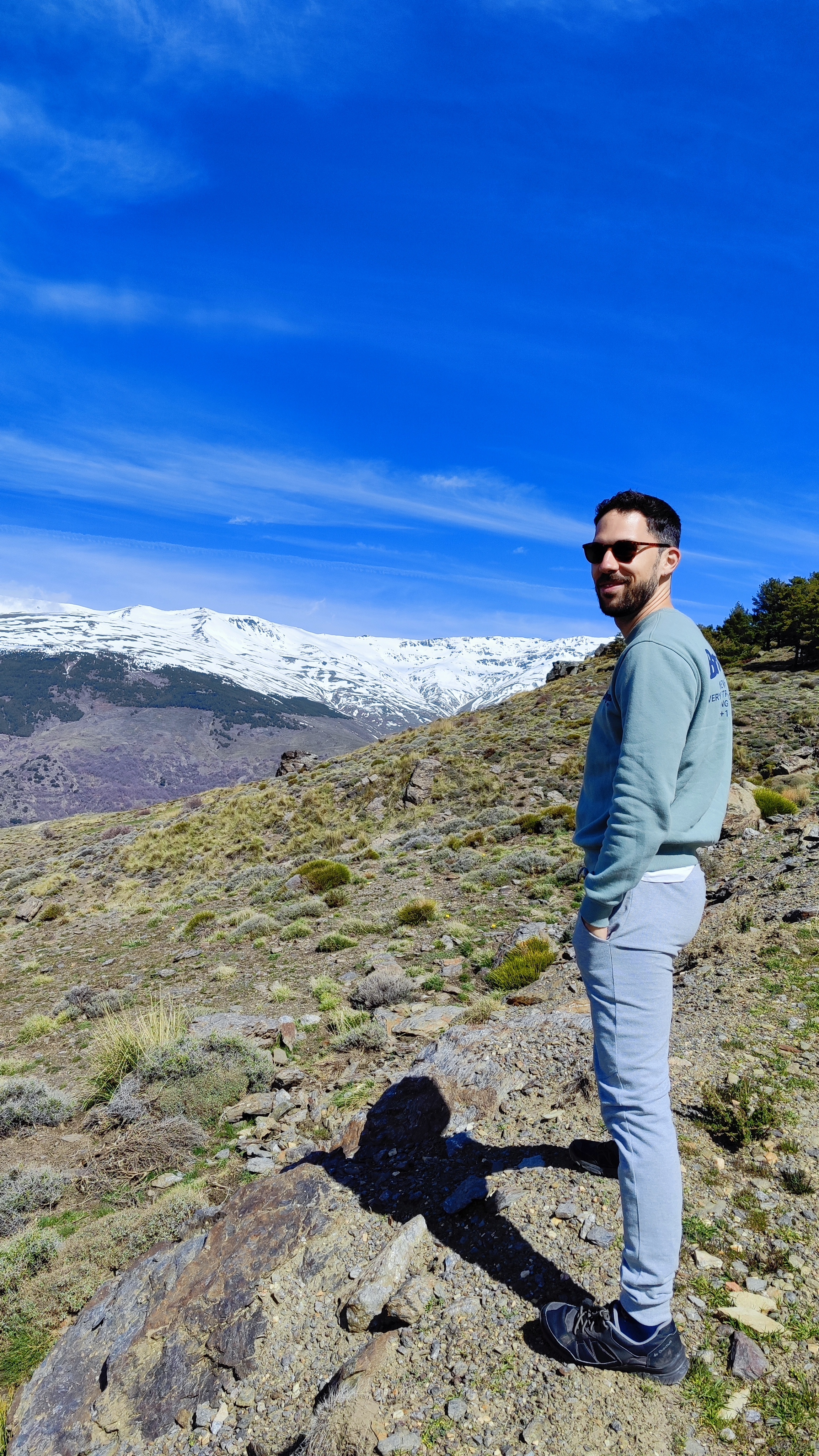 Pista forestal desde Capileira hacia Mirador Puerto Molina