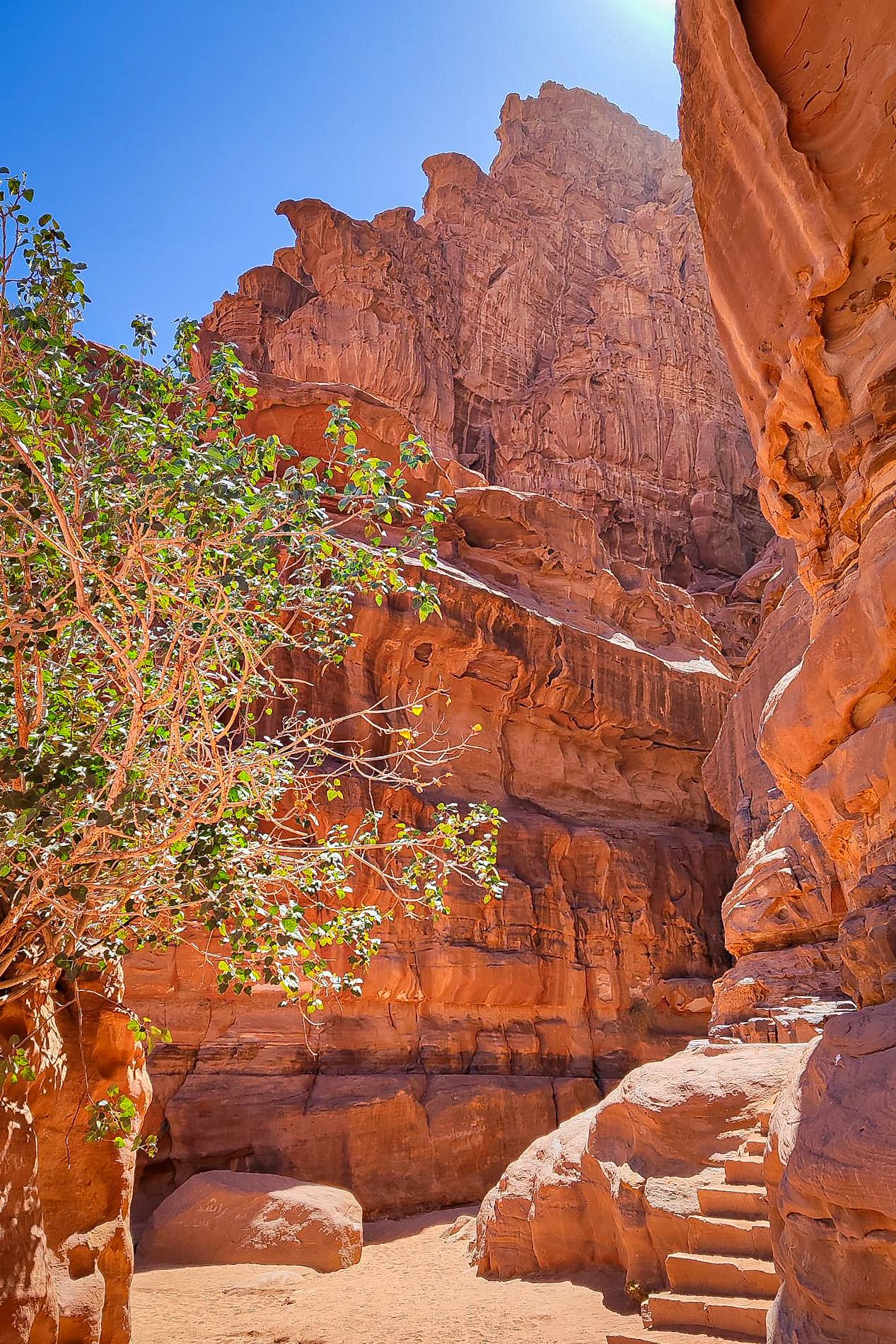 Khazali Canyon, Desierto de Wadi Rum, Jordania