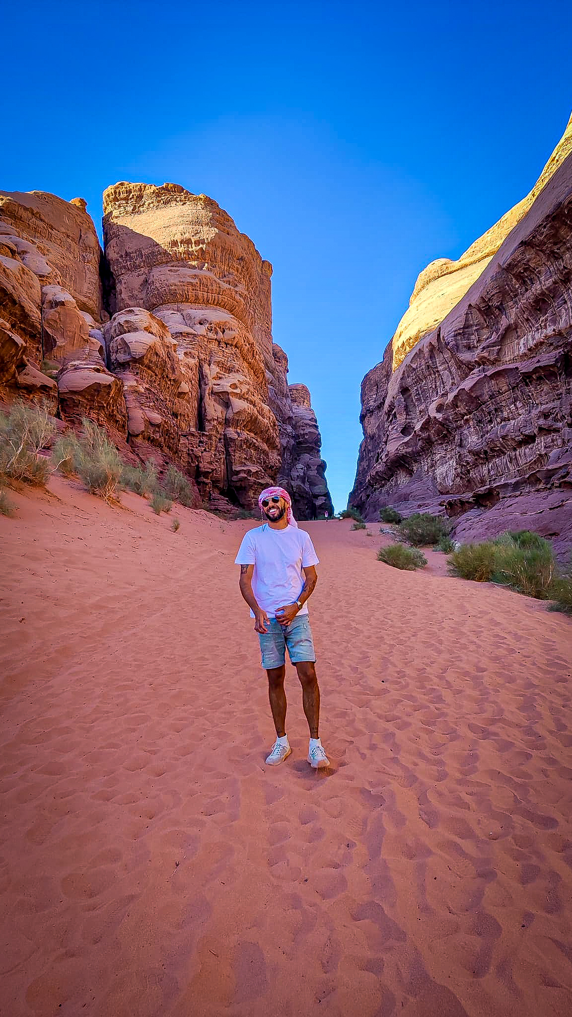 Abu Khashaba Canyon, Desierto de Wadi Rum, Jordania.
