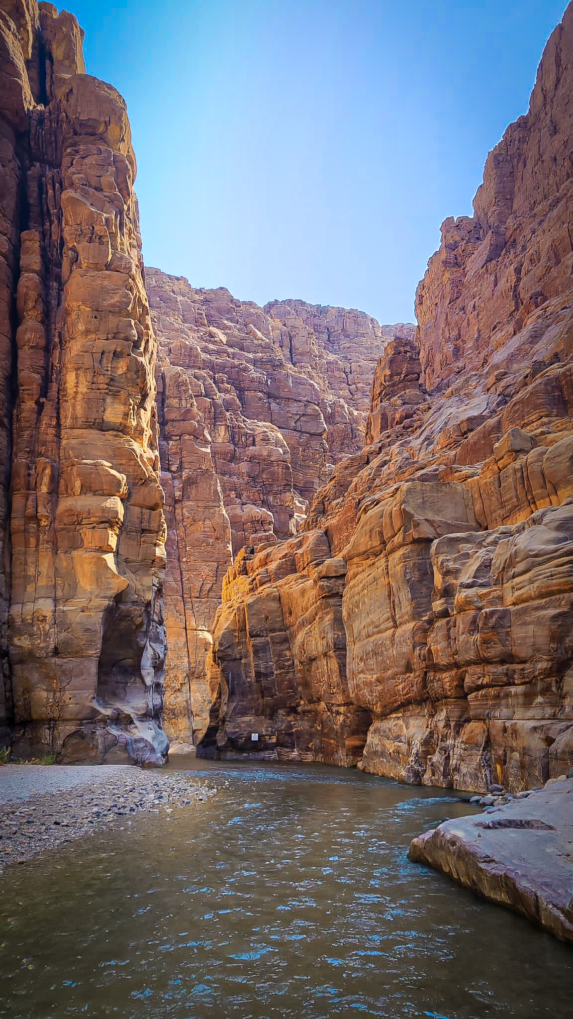 Cañón de Wadi Mujib, Jordania.