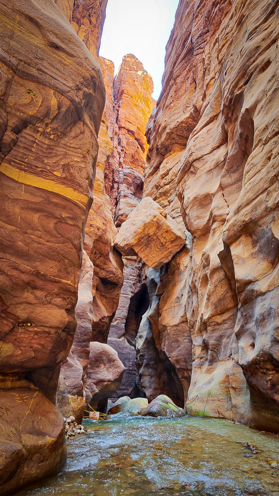 Cañón de Wadi Mujib, Jordania.
