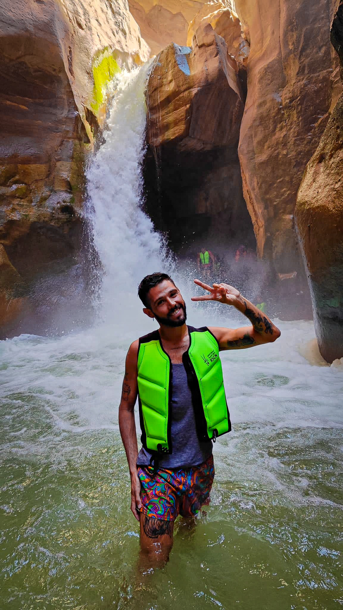 Cañón de Wadi Mujib, Jordania.