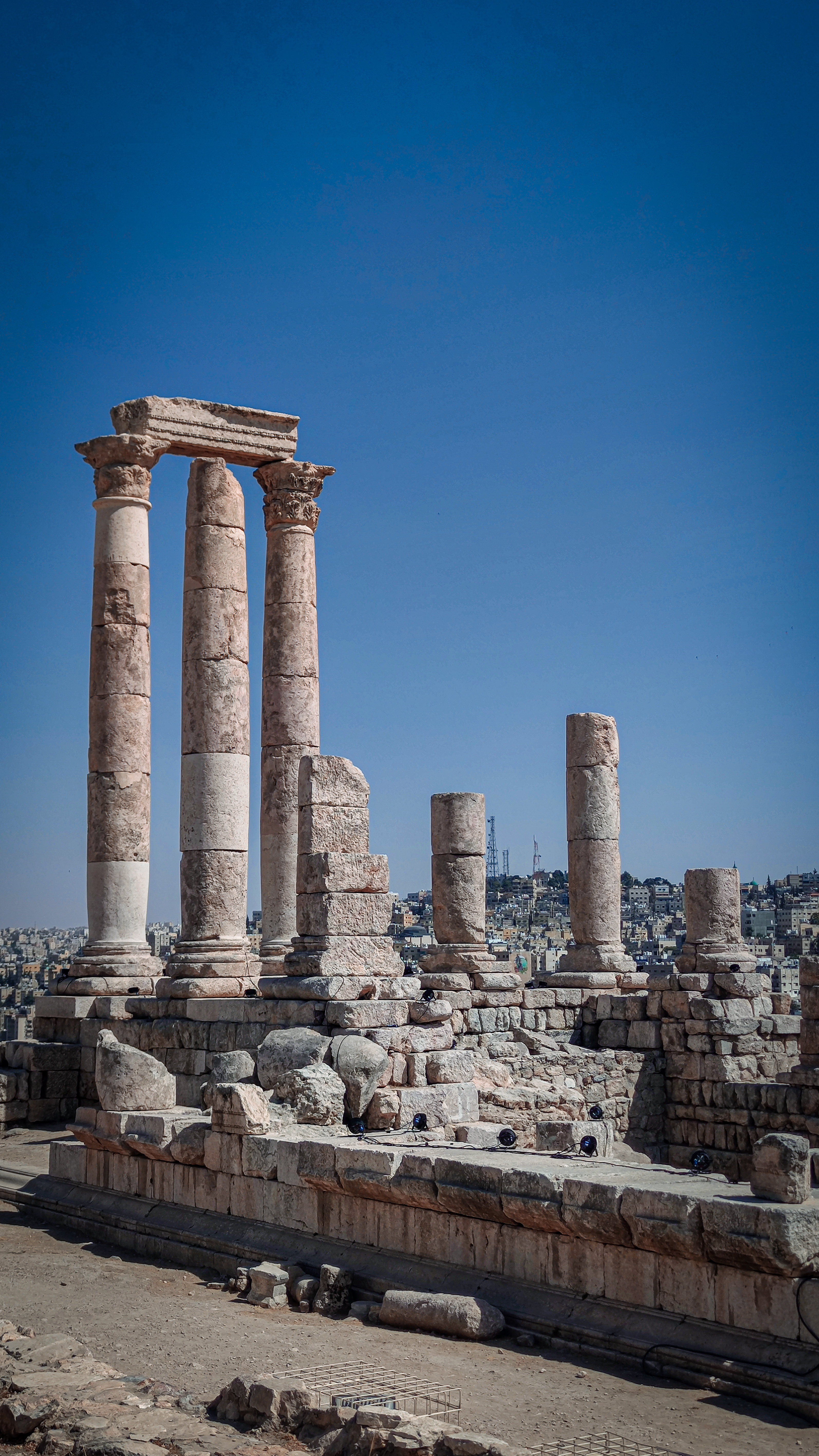 Templo de Hércules, Ciudadela de Ammán, Jordania