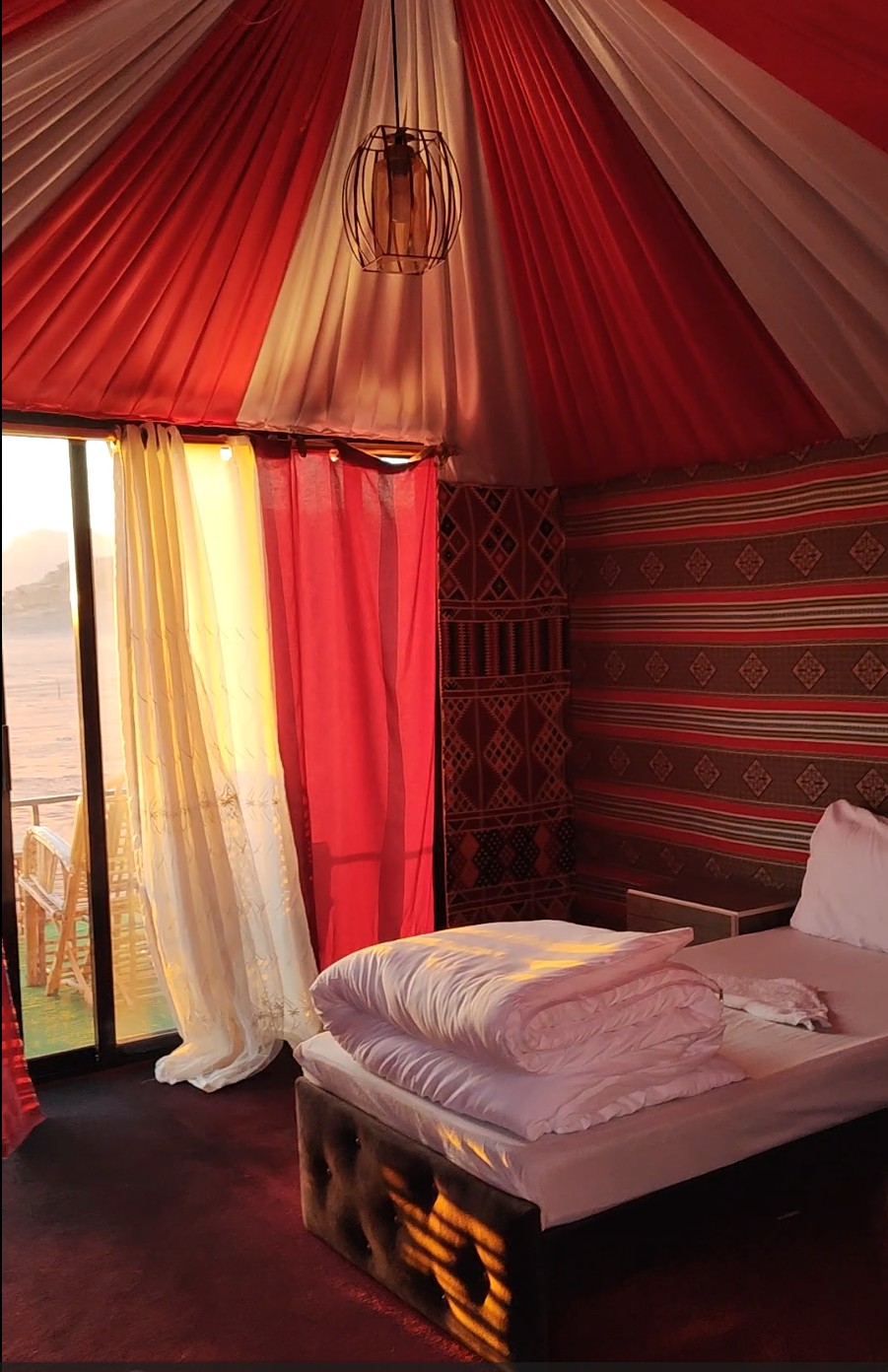 Tienda en el Campamento beduino Desert Bedouin Adventure, en Wadi Rum