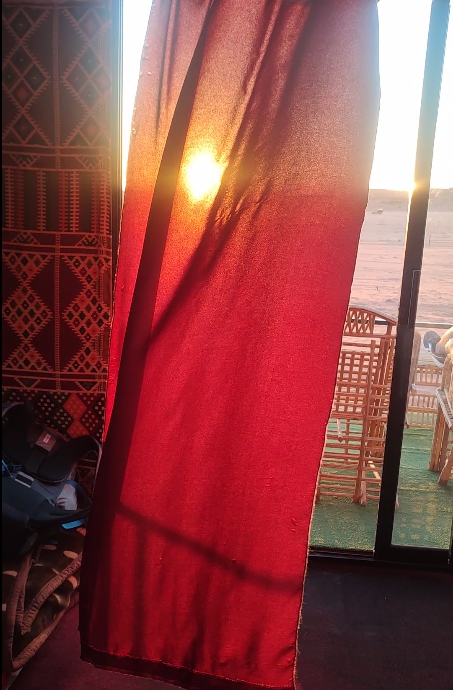 Tienda en el Campamento beduino Desert Bedouin Adventure, en Wadi Rum