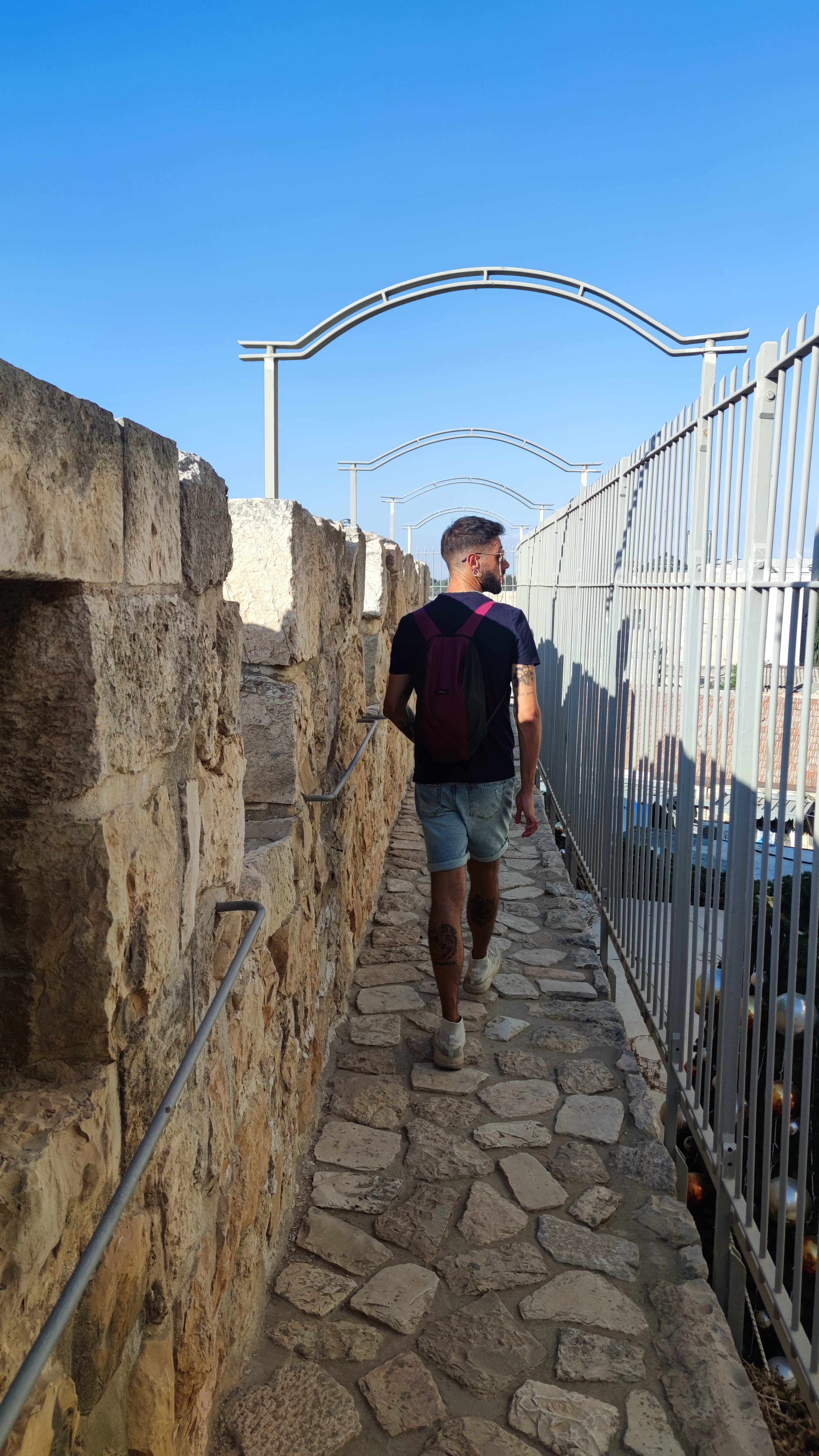 Paseo por el Ramp Walk, Murallas de la Ciudad Vieja de Jerusalén