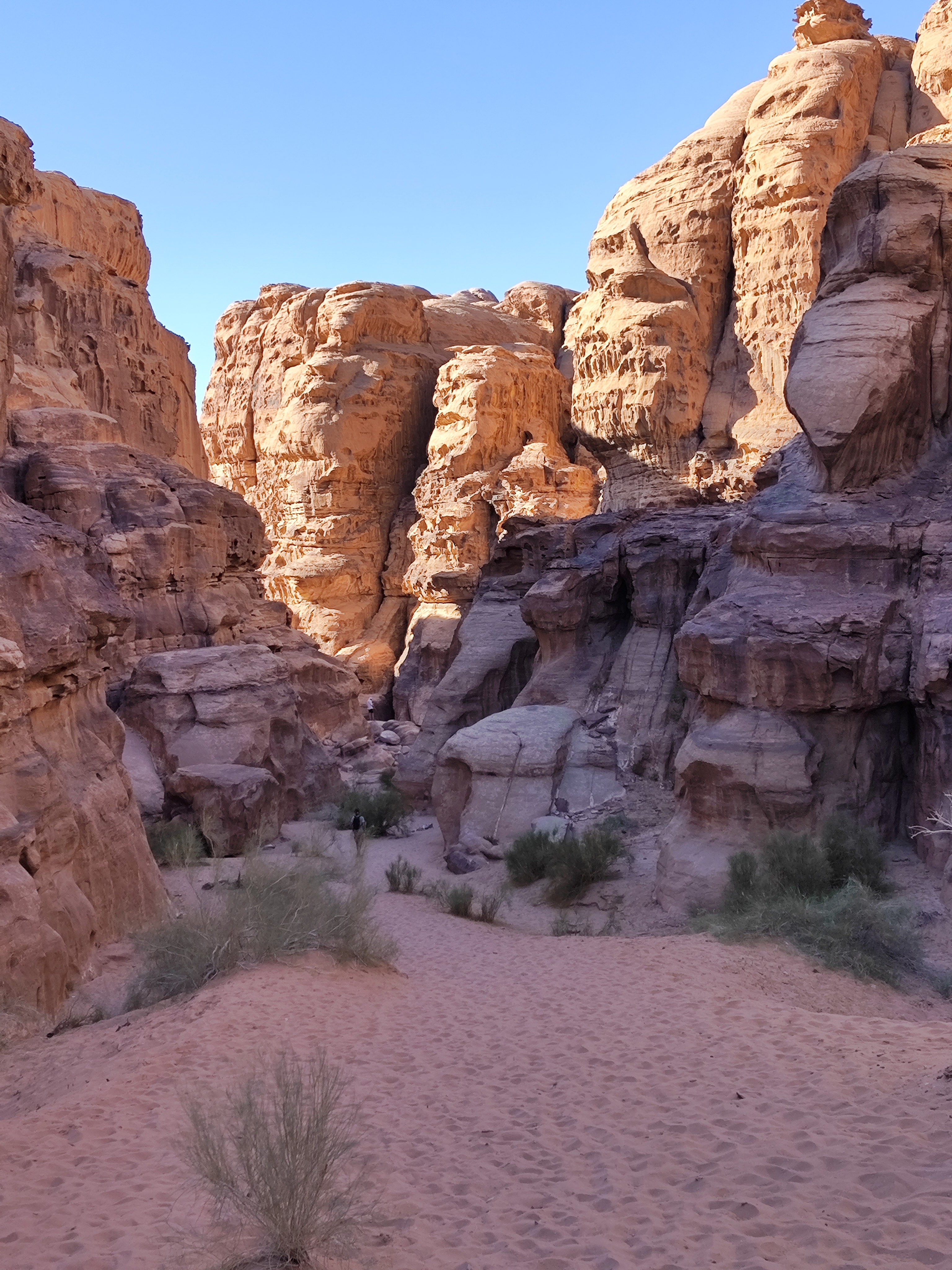 Abu Khashaba Canyon, Desierto de Wadi Rum, Jordania.
