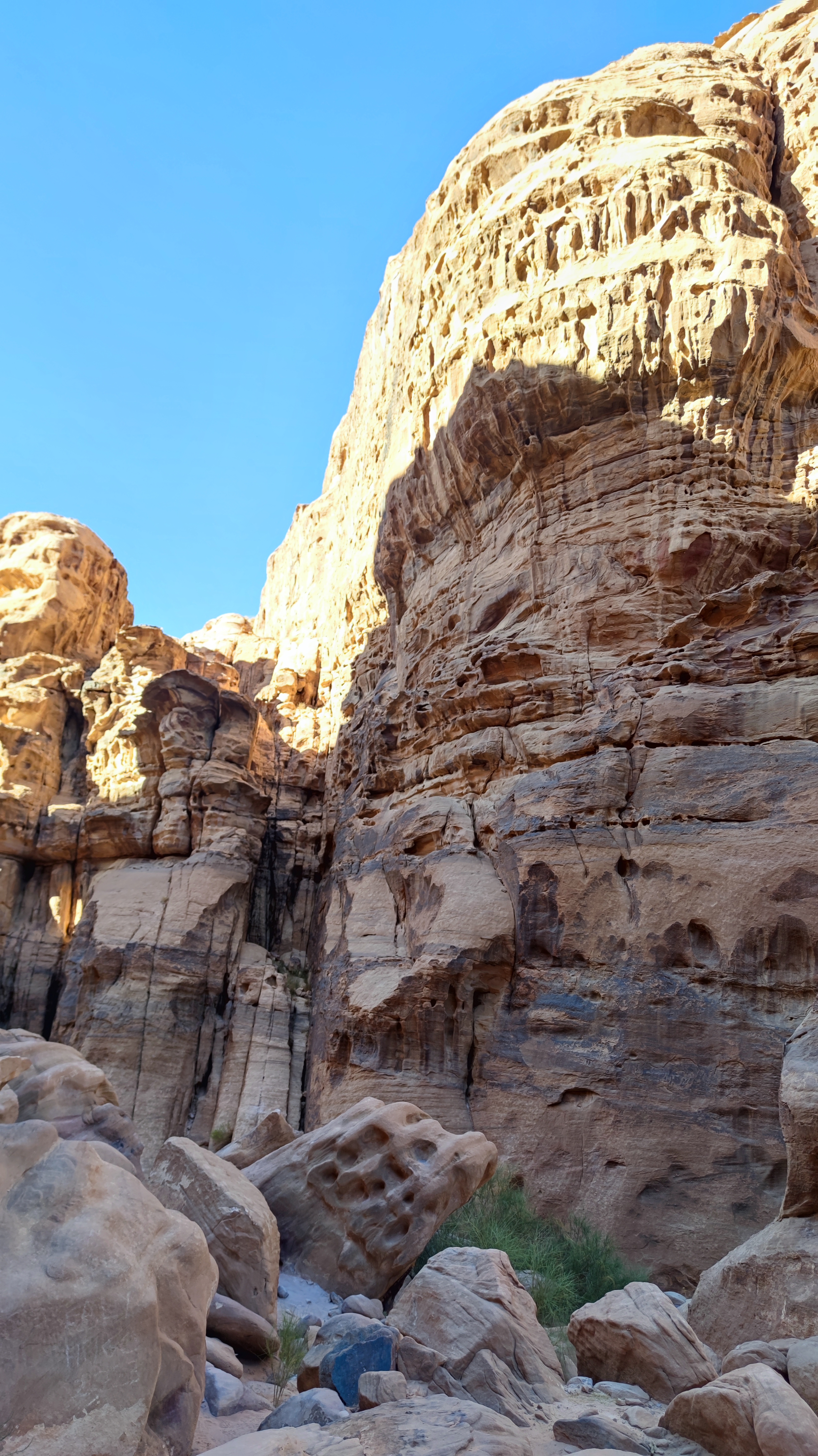 Abu Khashaba Canyon, Desierto de Wadi Rum, Jordania.