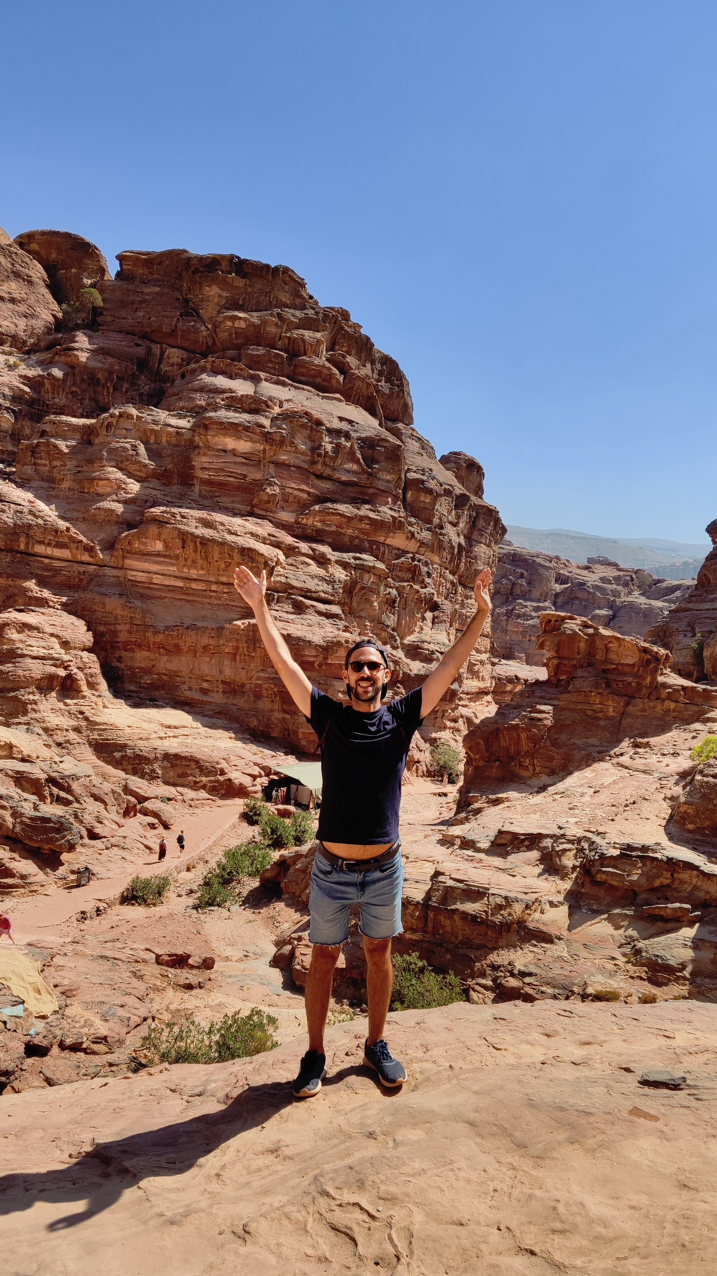 Subida al Monasterio de Petra, en Jordania.