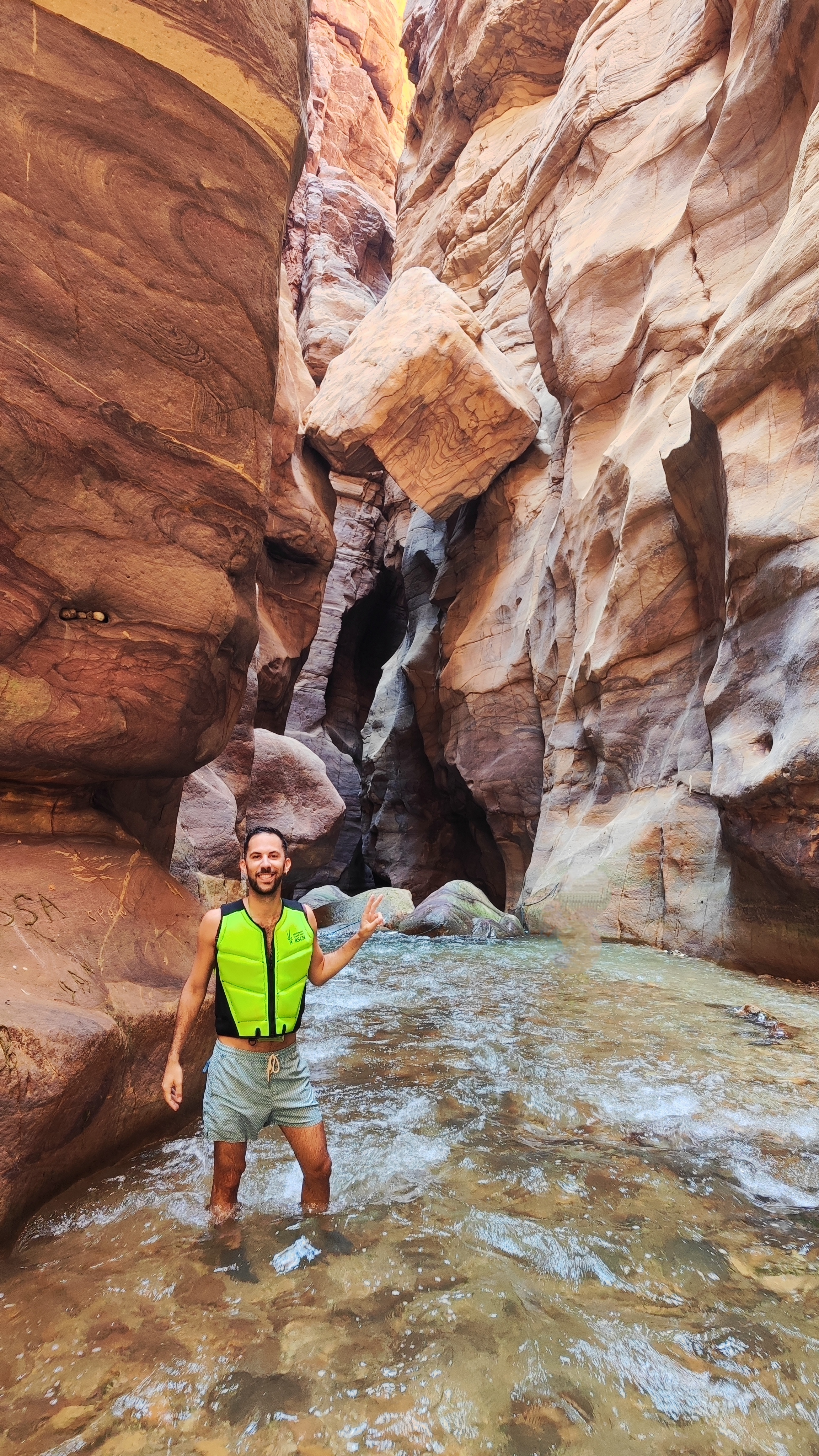 Cañón de Wadi Mujib, Jordania.