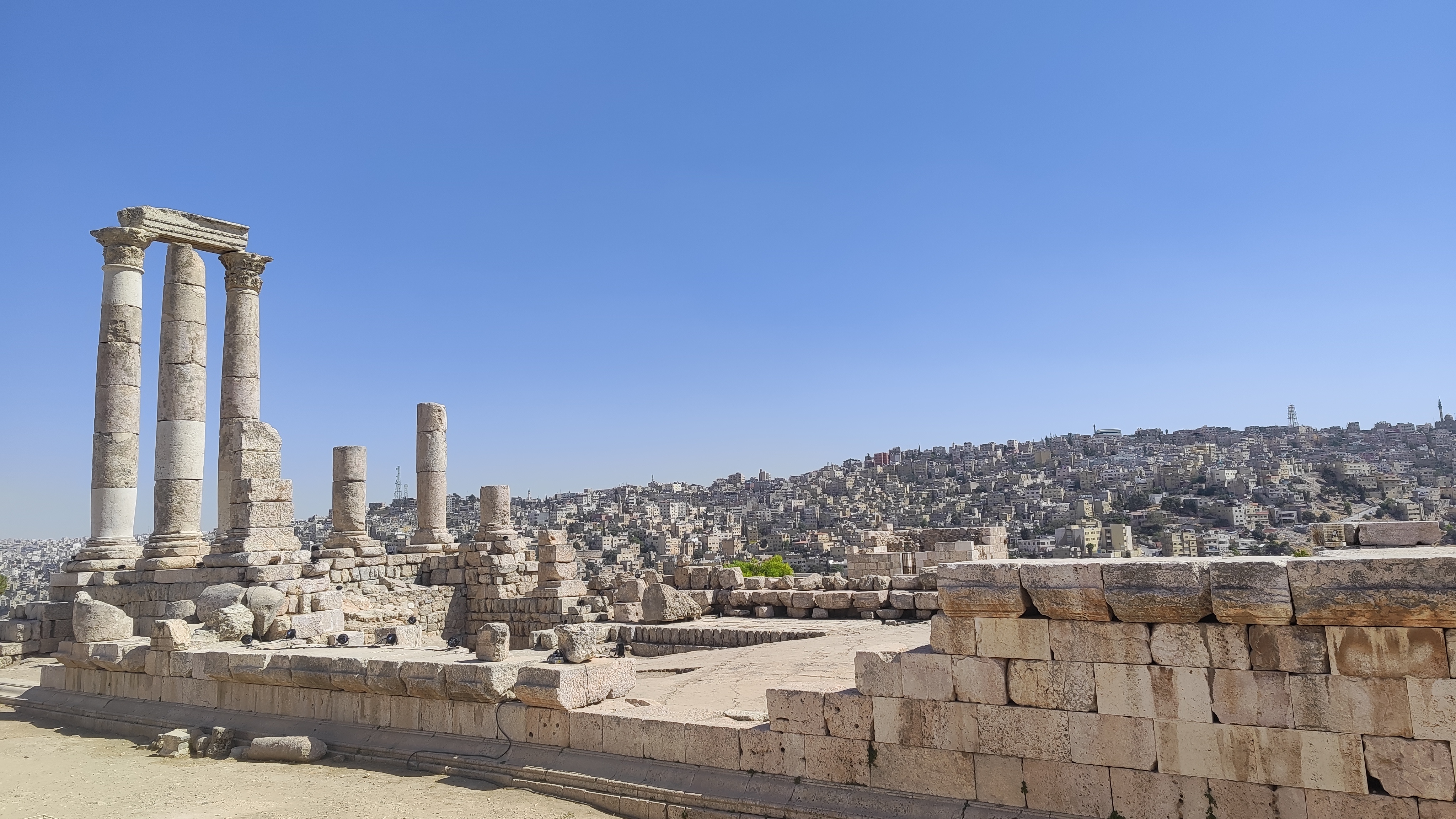 Templo de Hércules, Ciudadela de Ammán, Jordania