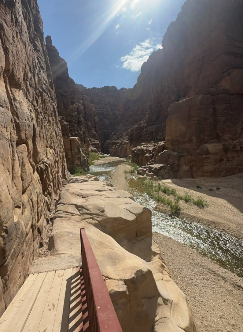 Cañón de Wadi Mujib, Jordania.