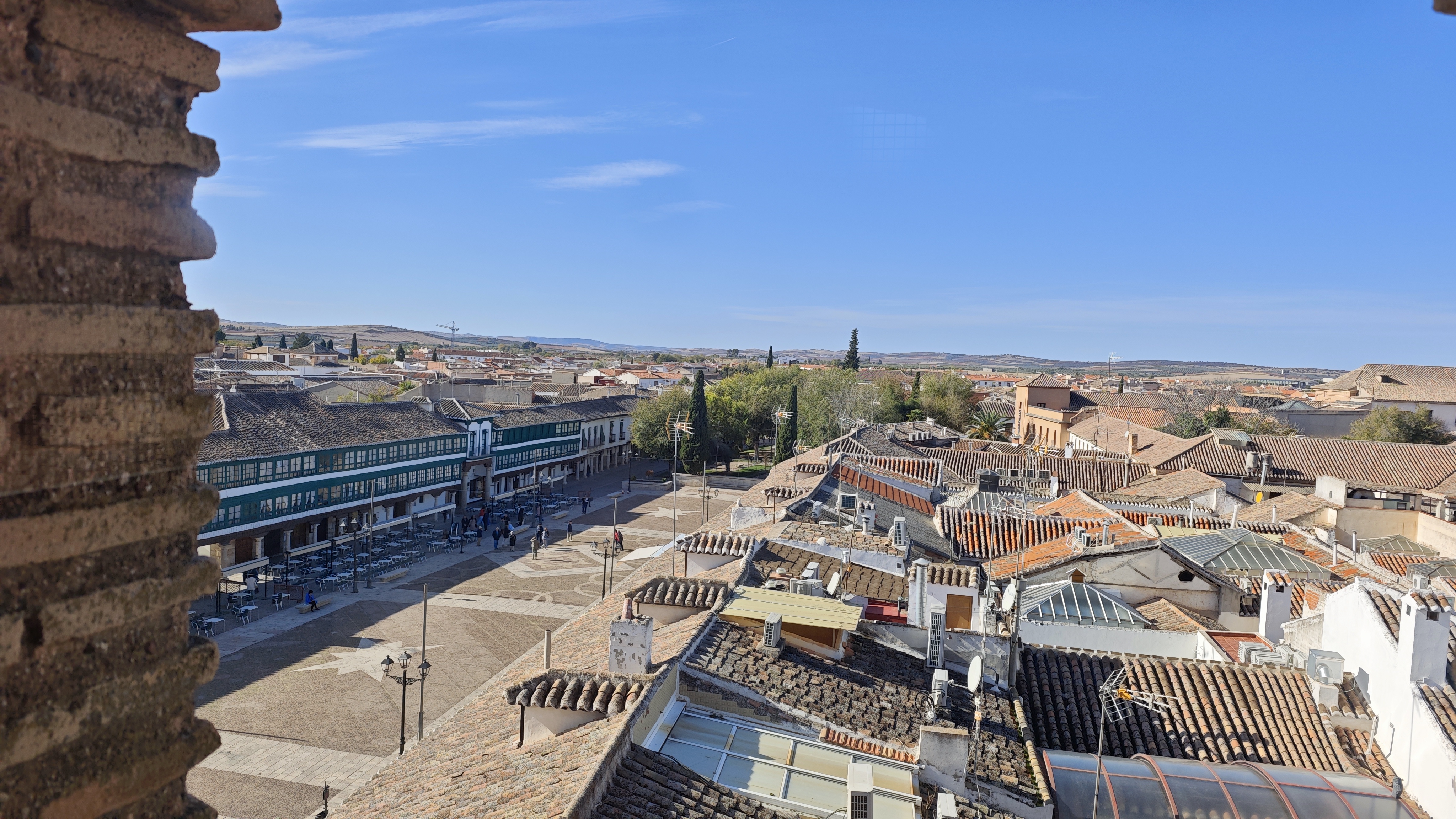 Vistas desde el mirador de la Iglesia de San Agustín, Almagro