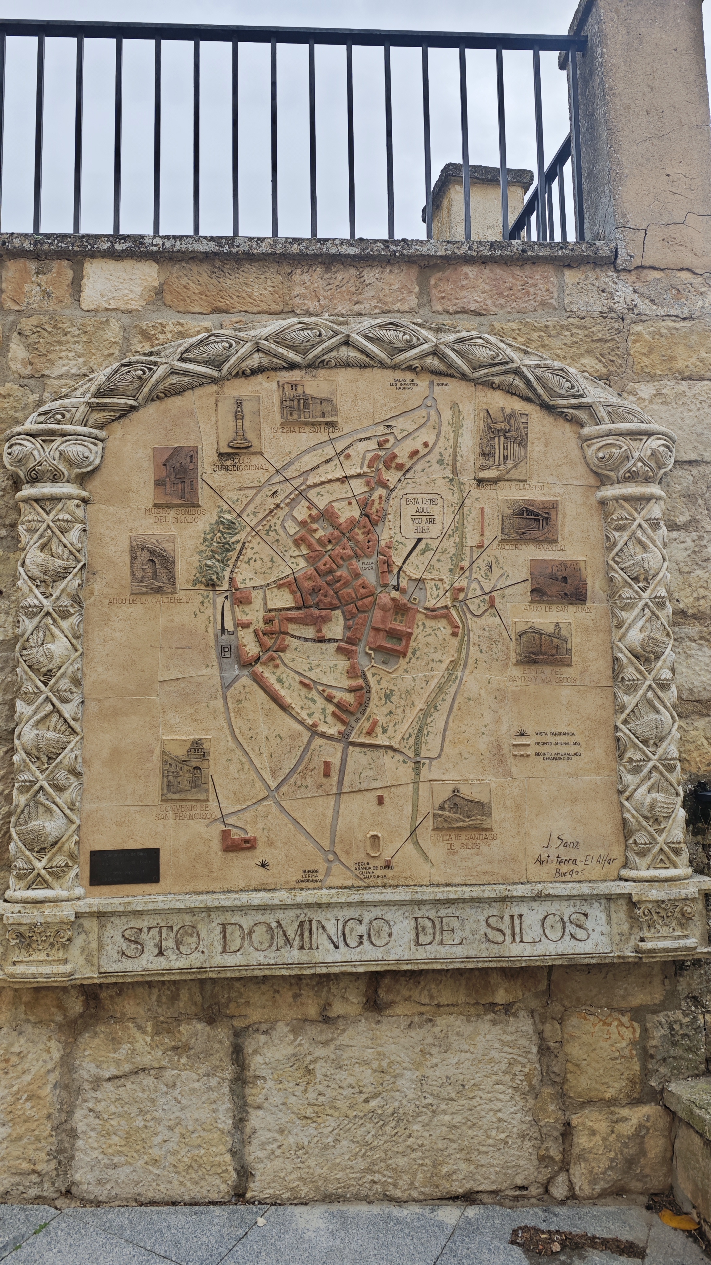 Plano de la ciudad, Santo Domingo de Silos