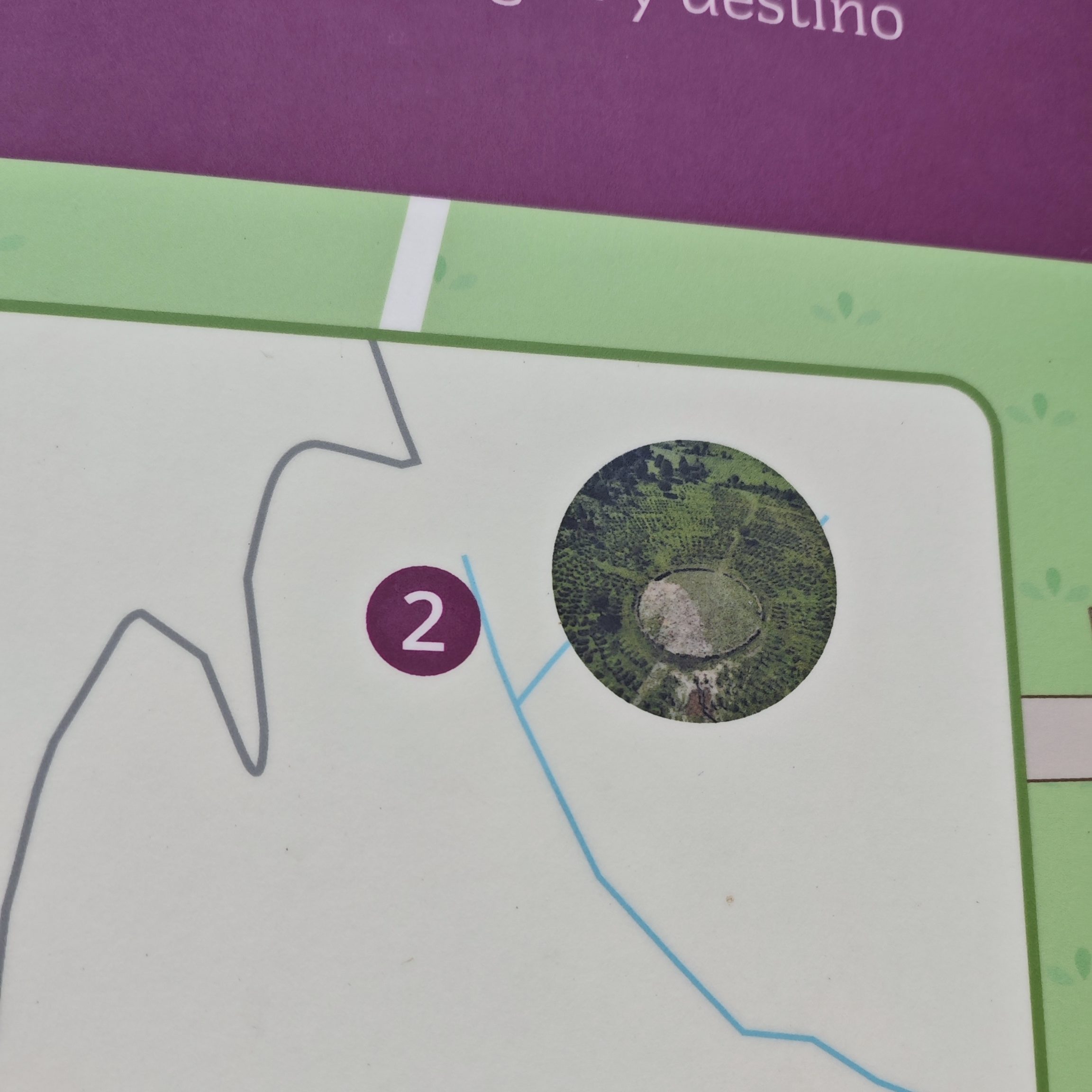 Indicaciones para llegar al Cementerio de Sad Hill, escenario del duelo final en la película El bueno, el feo y el malo.