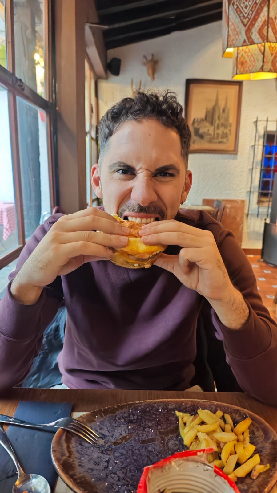 Hamburguesa de lechazo