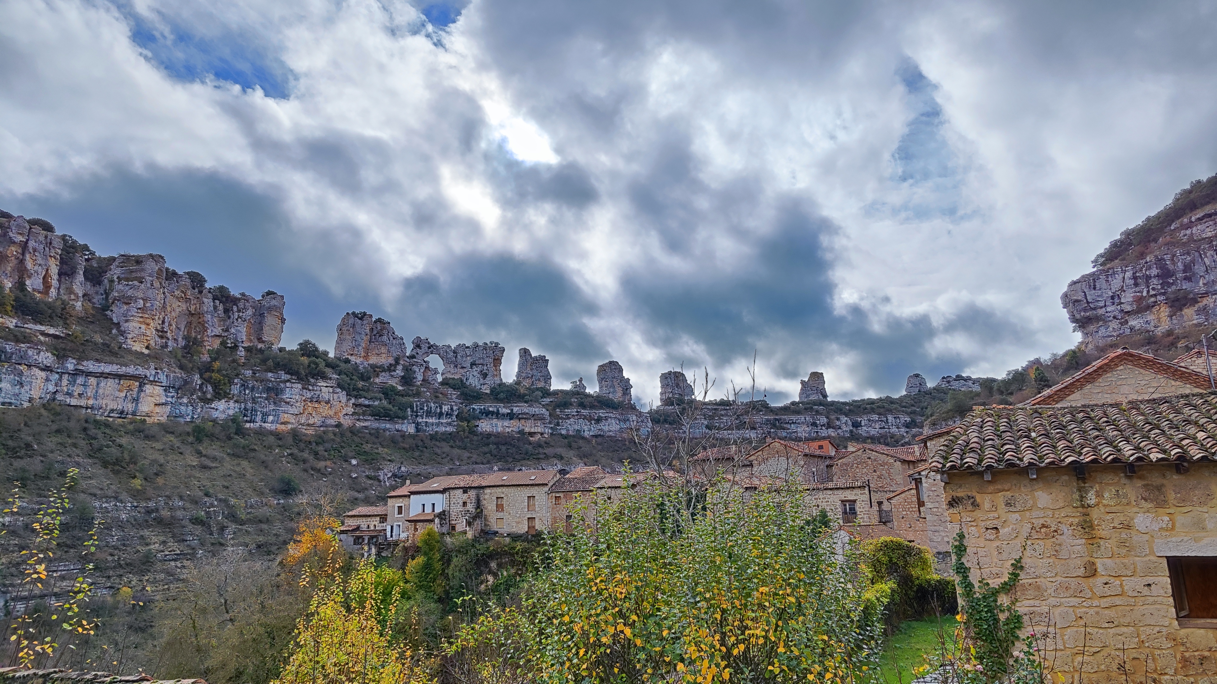 Vistas panorámicas desde Orbaneja del Castillo, Burgos