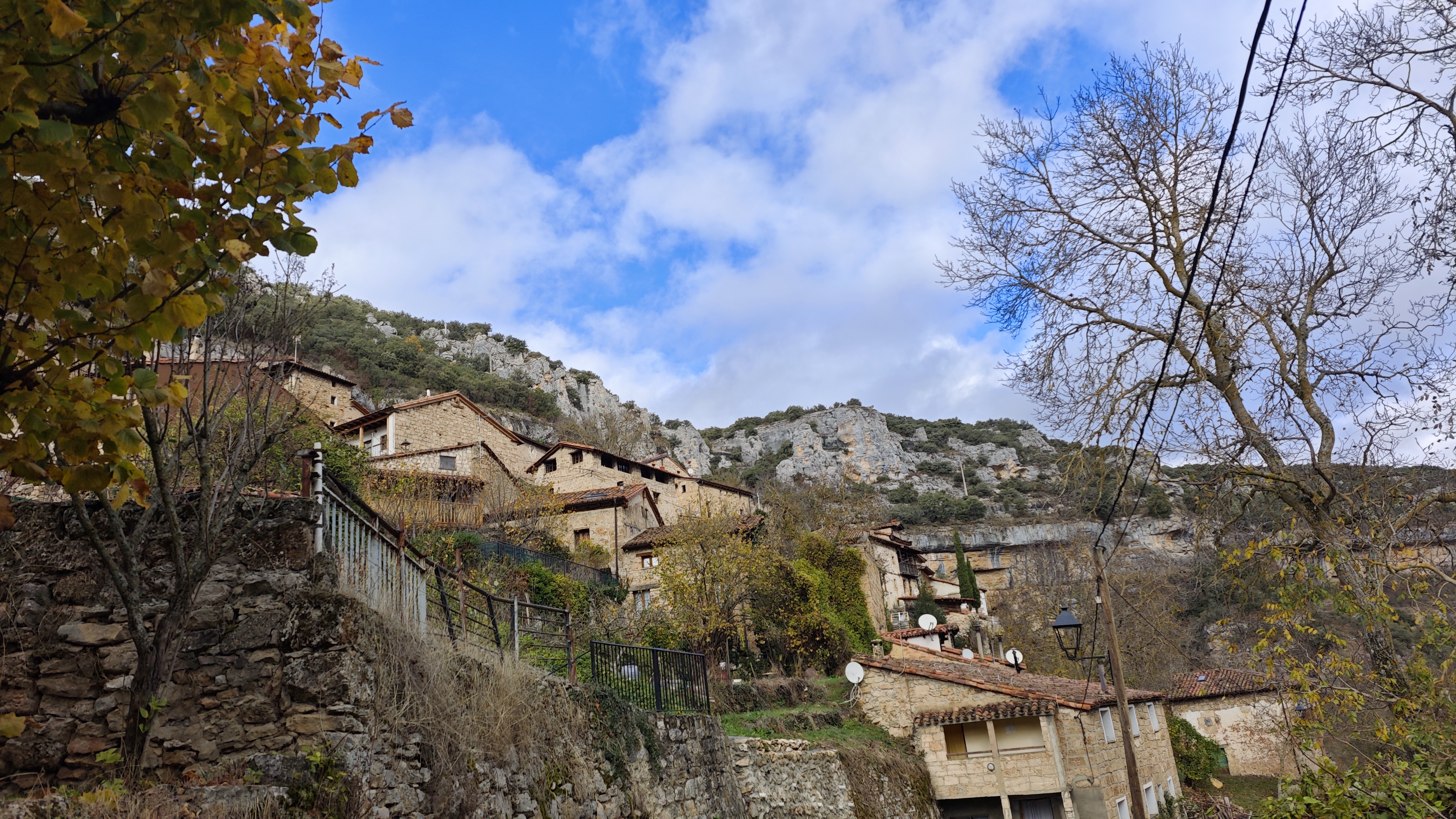 Vistas panorámicas desde Orbaneja del Castillo, Burgos
