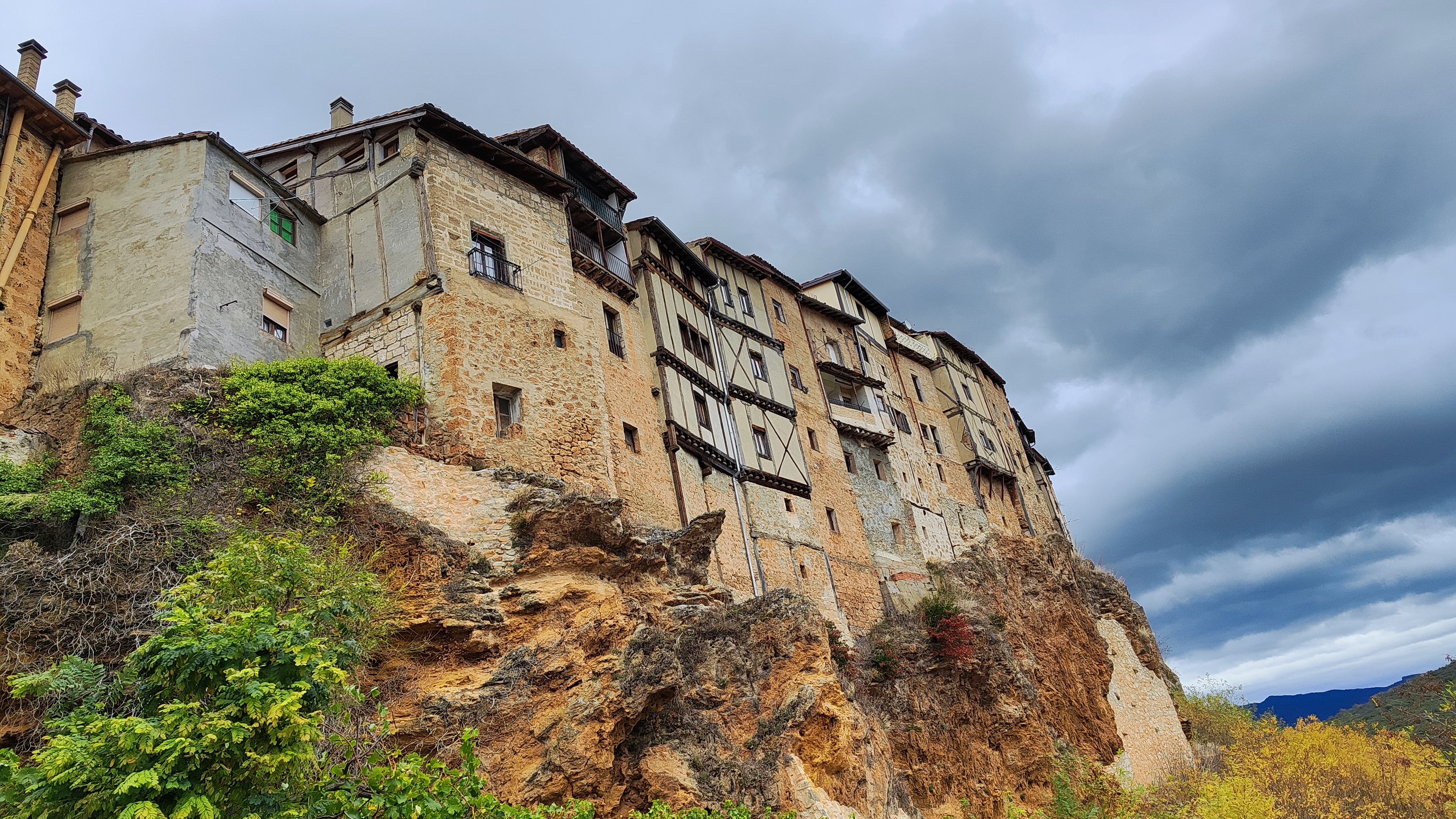 Casas colgadas, en Frías, Burgos.